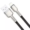 BASEUS Fast Charge Cafule Datenübertragungskabel - USB Typ-A auf Lightning - 480 Mbit/s (2,4 A PD) - 1 m - Schwarz