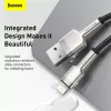 BASEUS Fast Charge Cafule Datenübertragungskabel - USB Typ-A auf Lightning - 480 Mbit/s (2,4 A PD) - 1 m - Schwarz