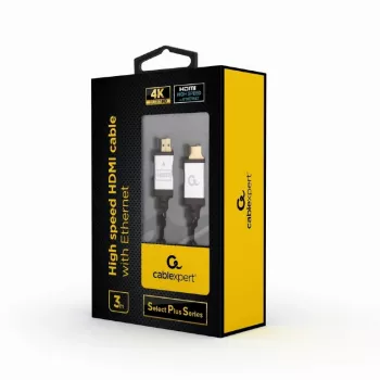 GEMBIRD High-Speed-HDMI-Kabel mit Ethernet - Select Plus Series, 3 m