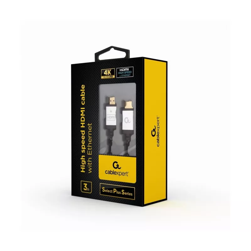 GEMBIRD High-Speed-HDMI-Kabel mit Ethernet - Select Plus Series, 3 m