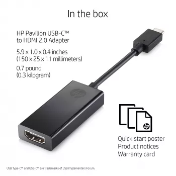 HP 2PC54AA Schnittstellenkarten/Adapter HDMI