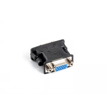 LANBERG Kabeladapter DVI-I VGA (D-Sub) Schwarz