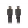 LANBERG HDMI-Kabel - M/m V2.0 4k Flach - 1m Schwarz