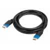LANBERG HDMI-Kabel HDMI Typ A (Standard) 1,8m Schwarz