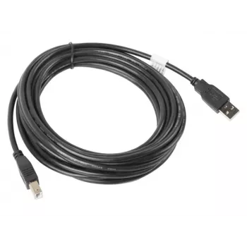 LANBERG USB-a(m)->USB-b(m) 2.0-Kabel 5 m Schwarz