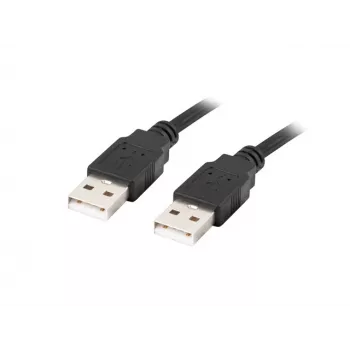 LANBERG USB-A M/m 2.0 Kabel 1m Schwarz
