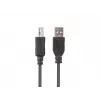 LANBERG USB-A(m)->USB-B(m) 2.0-Kabel 1 m Schwarz Ferrit, Box