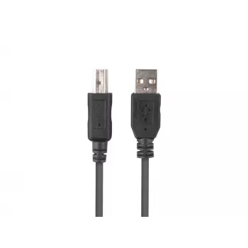LANBERG USB-A(m)->USB-B(m) 2.0-Kabel 1 m Schwarz Ferrit, Box