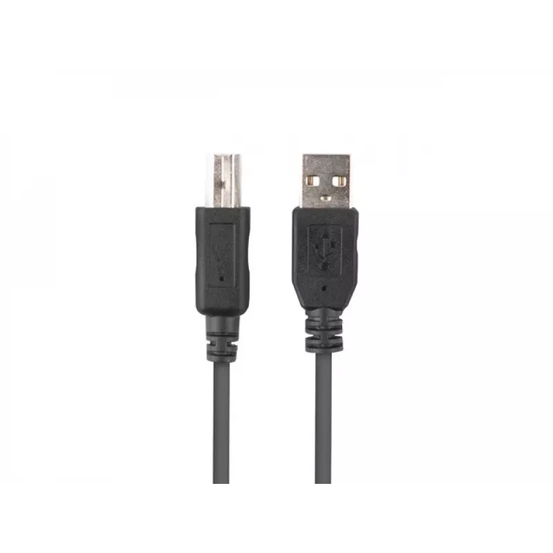 LANBERG USB-A(m)->USB-B(m) 2.0-Kabel 1 m Schwarz Ferrit, Box