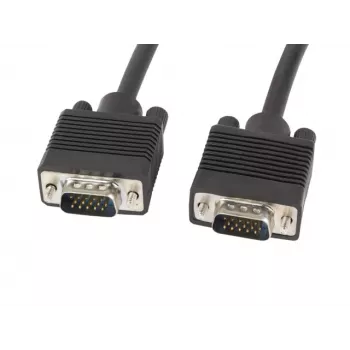 LANBERG VGA-Kabel VGA (D-Sub) – 10 m Schwarz