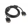 LANBERG VGA-Kabel VGA (D-Sub) 1,8 m Schwarz