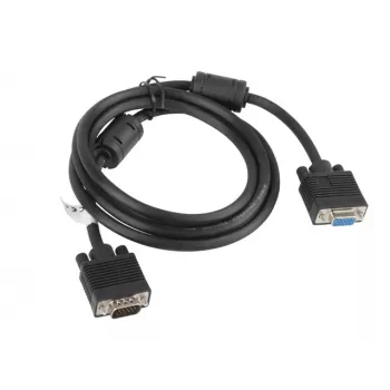 LANBERG VGA-Kabel VGA (D-Sub) 1,8 m Schwarz