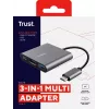 Trust Dalyx USB 3.2 Gen 1 (3.1 Gen 1) Type-C Aluminium, Schwarz