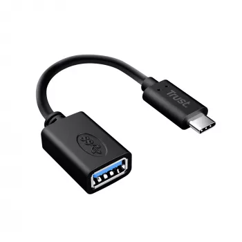Trust 20967 USB-Kabel 0,09 m USB C USB A Schwarz