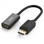 Videokabel-Adapter UGREEN DisplayPort (Stecker) auf HDMI (Buchse) 0,25 m, vergoldete Kontakte, unterstützt 1080p
