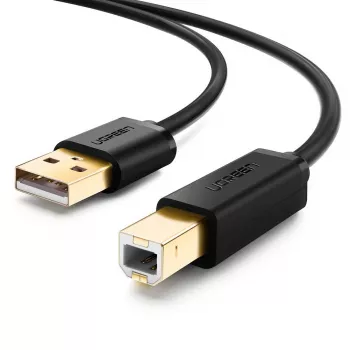 Ugreen 10351 USB-Kabel USB 2.0 3 m USB A USB B Schwarz