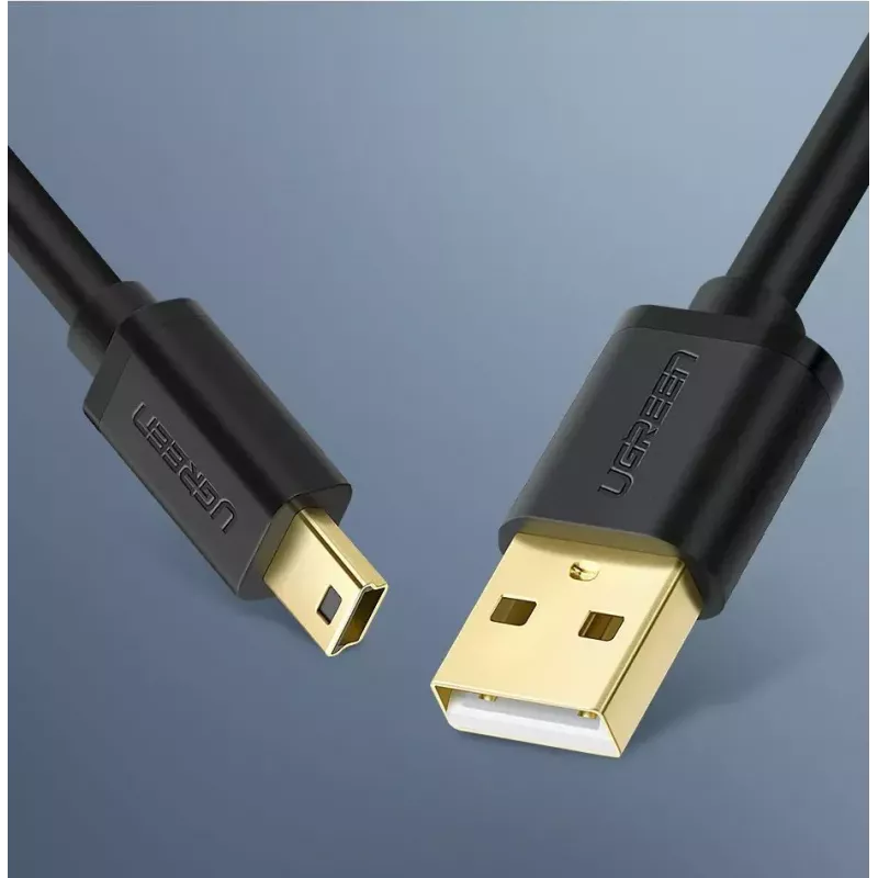 USB-Kabel UGREEN 10385 Mini-USB 480 Mbit/s 1,5 m Schwarz, Schnellladung