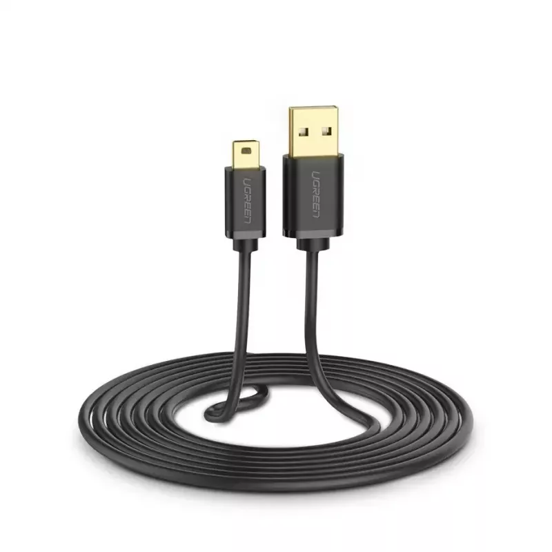 USB-Kabel UGREEN 10385 Mini-USB 480 Mbit/s 1,5 m Schwarz, Schnellladung