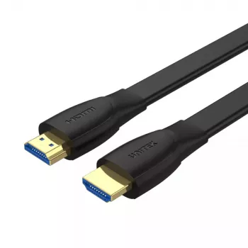 HDMI-Kabel Unitek C11063BK-2M 2 m, HDMI 2.0, 18 Gbit/s, 4K@60Hz, ARC, flach schwarz