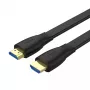 HDMI-Kabel Unitek C11063BK-2M 2 m, HDMI 2.0, 18 Gbit/s, 4K@60Hz, ARC, flach schwarz
