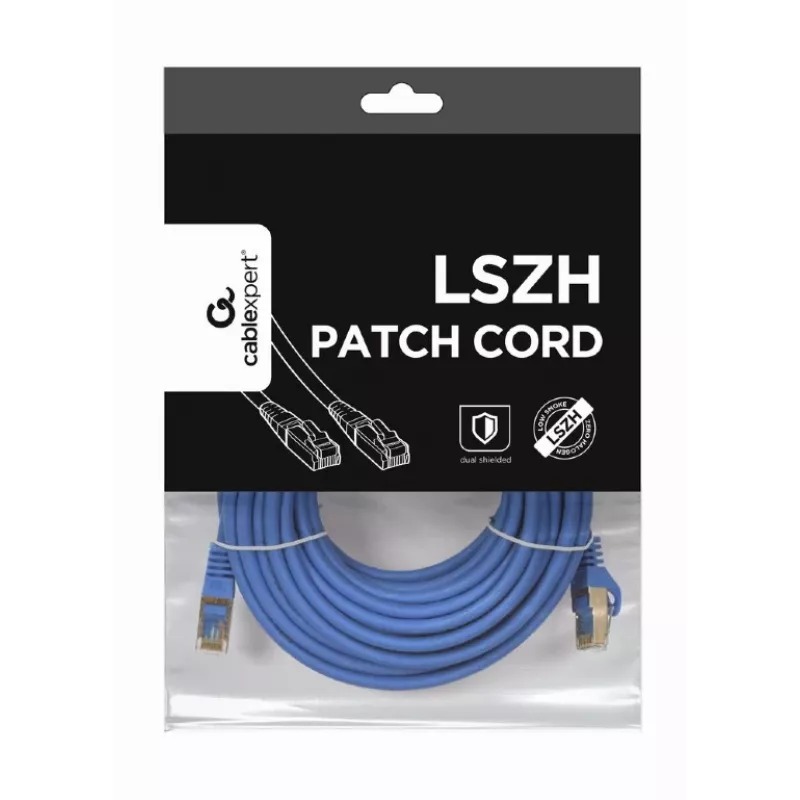 Netzwerkkabel Gembird PP6A-LSZHCU-20M RJ-45 Cat6a 20m Grau