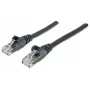 Intellinet Netzwerk-Patchkabel, Cat6, 3 m, Schwarz, CCA, U/UTP, PVC, RJ45, vergoldete Kontakte, snagless, mit Knickschutz, lebenslange Garantie