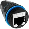Techly IWP-MD C6-IP68T Kabel-Genderchanger RJ-45 Schwarz