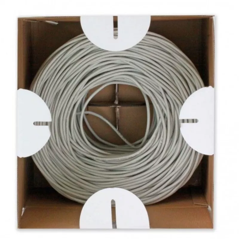 Techly F/UTP Hank Kabel Cat.5E CCA 305m Solid Outdoor Schwarz ITP8-RIS-0305LO