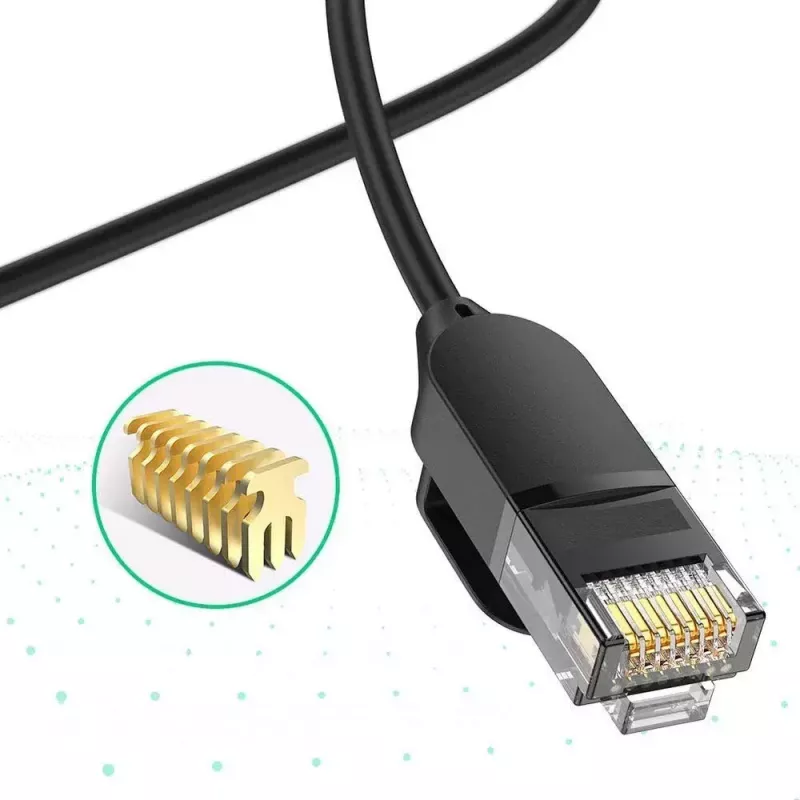Netzwerkkabel UGREEN Cat6A UTP RJ45 3 m, PVC-Mantel, 500 MHz, Gigabit Ethernet
