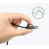 Netzwerkkabel UGREEN Cat6A UTP RJ45 3 m, PVC-Mantel, 500 MHz, Gigabit Ethernet