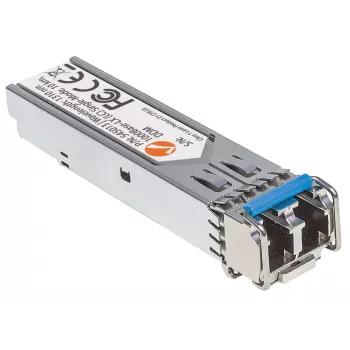 Intellinet Transceiver-Modul optisch, Gigabit-Glasfaser-SFP, 1000Base-Lx (LC) Singlemode-Port, 10 km, Wellenlänge 1310 nm, MSA-konform, entspricht Cisco GLC-LH-SM, Ethernet, Glasfaser, drei Jahre Garantie