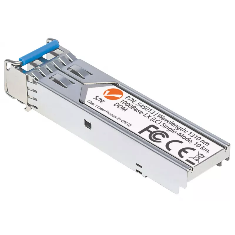 Intellinet Transceiver-Modul optisch, Gigabit-Glasfaser-SFP, 1000Base-Lx (LC) Singlemode-Port, 10 km, Wellenlänge 1310 nm, MSA-konform, entspricht Cisco GLC-LH-SM, Ethernet, Glasfaser, drei Jahre Garantie