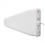 Outdoor 4G LTE Antenne QOLTEC 57021 — 18 dBi Gewinn, 600–2700 MHz, 50 Ω, 50 W, weißes Kunststoffgehäuse