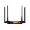 TP-Link AC1200 Wireless VDSL/ADSL Modem Router, Wi-Fi 5 (802.11ac), Dualband (2,4 GHz / 5 GHz), Ethernet LAN, VDSL2, Schwarz, Tischrouter