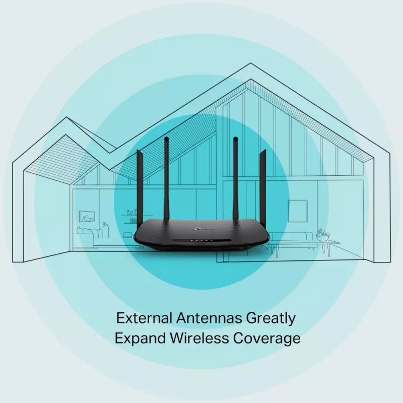 TP-Link AC1200 Wireless VDSL/ADSL Modem Router, Wi-Fi 5 (802.11ac), Dualband (2,4 GHz / 5 GHz), Ethernet LAN, VDSL2, Schwarz, Tischrouter