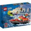LEGO Spielset Feuerwehr-Rettungsboot 60373 — City Serie, 144 Teile, 3 Minifiguren, Alter 5+, Maße 80×230×70 mm