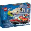 LEGO Spielset Feuerwehr-Rettungsboot 60373 — City Serie, 144 Teile, 3 Minifiguren, Alter 5+, Maße 80×230×70 mm