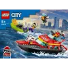 LEGO Spielset Feuerwehr-Rettungsboot 60373 — City Serie, 144 Teile, 3 Minifiguren, Alter 5+, Maße 80×230×70 mm