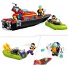 LEGO Spielset Feuerwehr-Rettungsboot 60373 — City Serie, 144 Teile, 3 Minifiguren, Alter 5+, Maße 80×230×70 mm