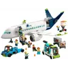 LEGO Passagierflugzeug Bauset 60367 — City-Serie, 913 Teile, 2 Minifiguren, detailliertes Interieur