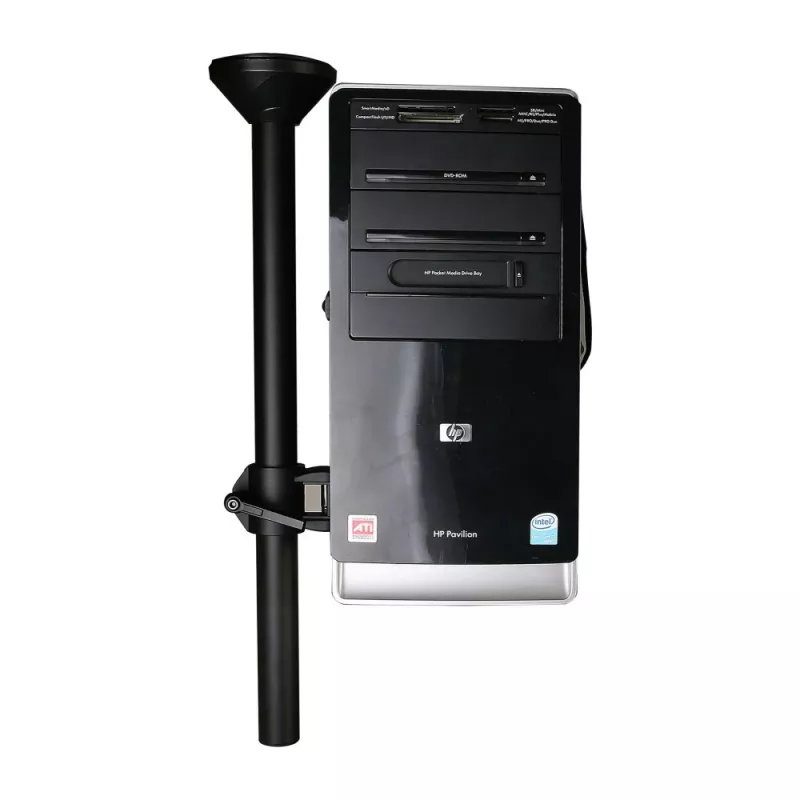 Techly ICA-CS 63 CPU-Halterung Tischmontierte CPU-Halterung Schwarz