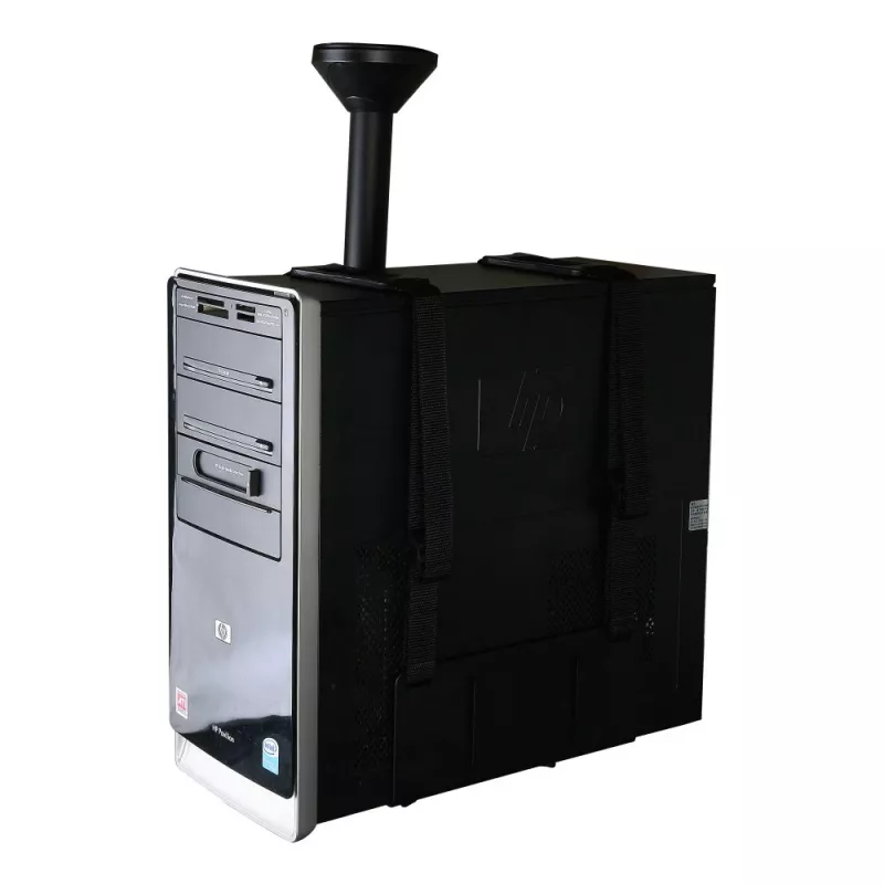 Techly ICA-CS 63 CPU-Halterung Tischmontierte CPU-Halterung Schwarz