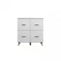 Sideboard cama meble LOTTA 110 4D — 4 Türen, 6 Regalböden, Sonoma-Eiche-Oberfläche, 1100×540×1190 mm