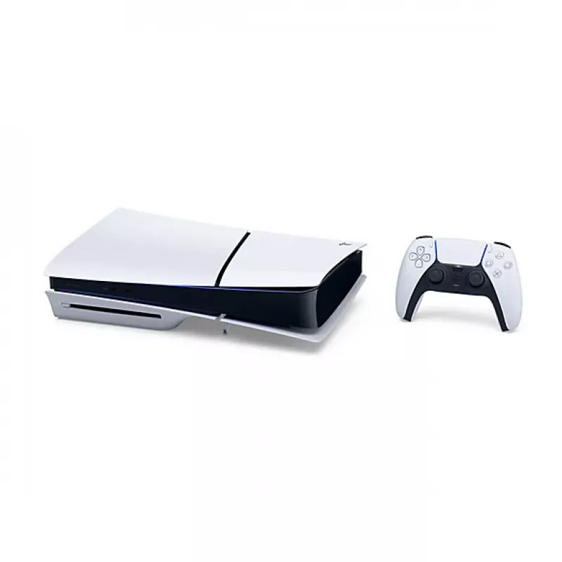 Sony PlayStation 5 (Modellgruppe - Slim), PlayStation 5, Schwarz, Weiß, 16384 MB, GDDR6, 448 GB/s, AMD