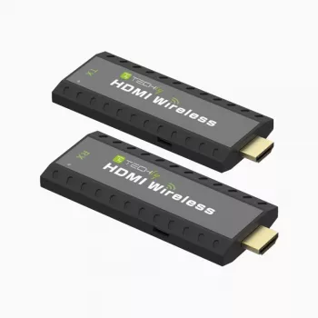 Techly IDATA HDMI-WL53 AV-Extender AV-Sender & -Empfänger Schwarz