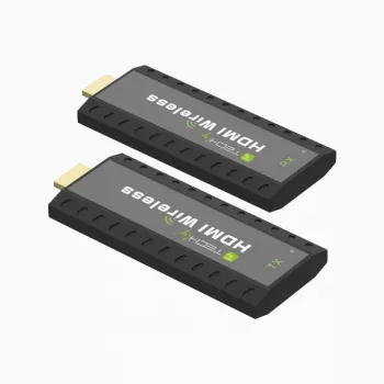 Techly IDATA HDMI-WL53 AV-Extender AV-Sender & -Empfänger Schwarz