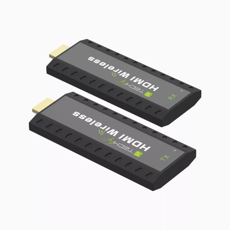 Techly IDATA HDMI-WL53 AV-Extender AV-Sender & -Empfänger Schwarz