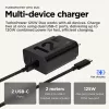 Motorola TurboPower 125W Duo Charger Universal Schwarz AC Schnellladen für den Innenbereich