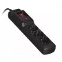 Steckdosenleiste ActiveJet COMBO 3GN 1,5 m — 3 Typ-E-Steckdosen, 230 V, 10 A, schwarz
