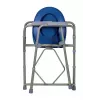 Klappbarer Toilettenstuhl ActionMed KT100AM — Polyethylenrahmen, höhenverstellbar, 5 l Topf, max. Benutzergewicht 120 kg